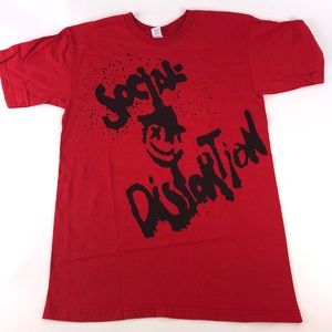 Unisex Social distortion T-shirt